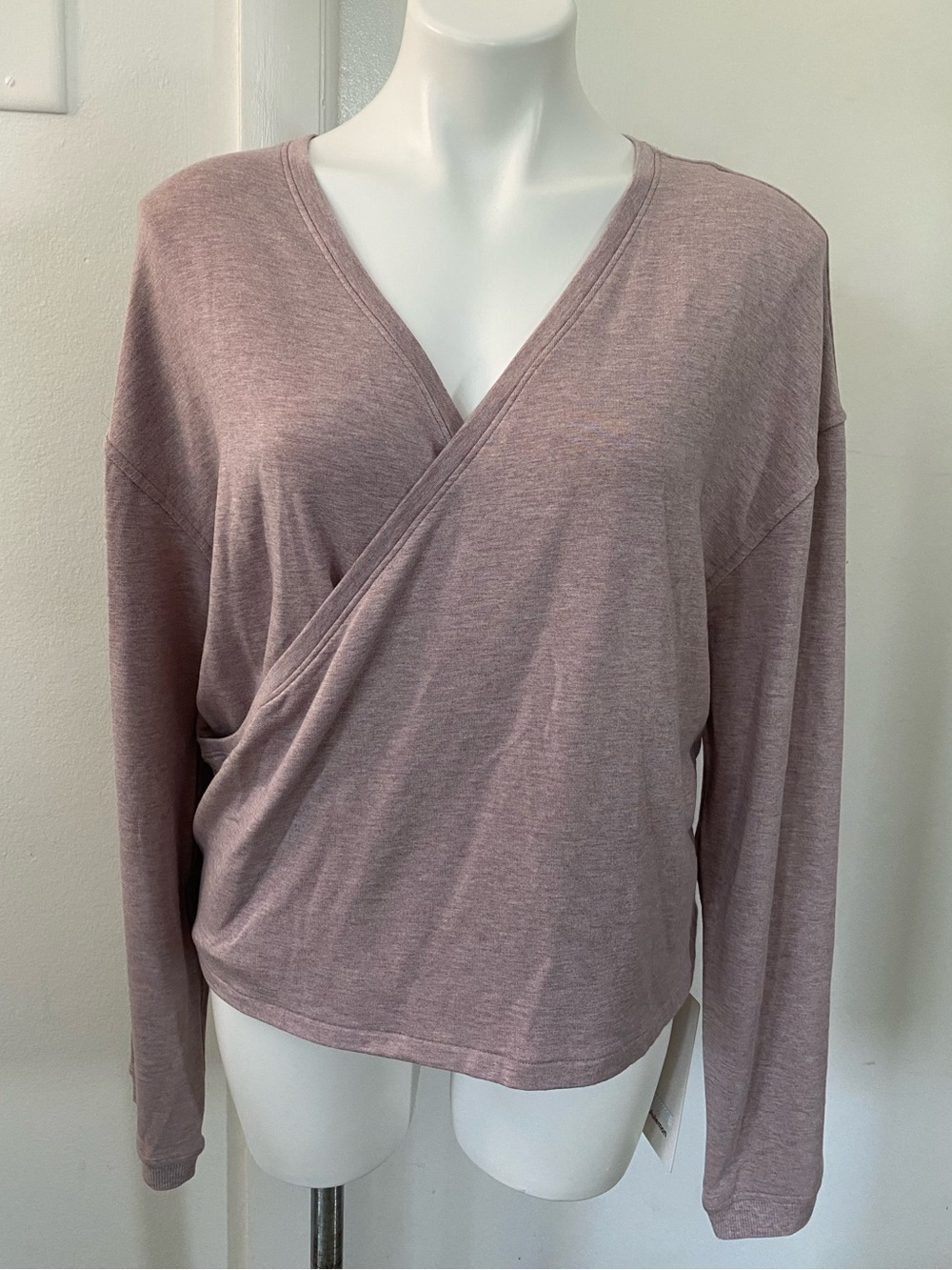 Lululemon - BeCalm Wrap Front Long Sleeve - Size XL - NWT